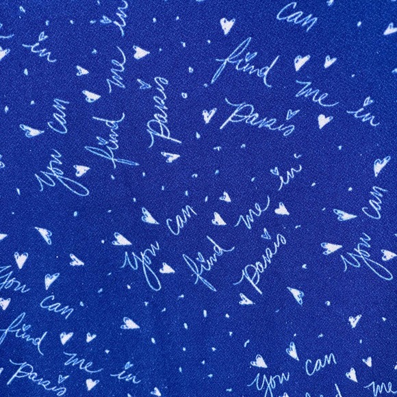 Elle Shirt Womens Plus Size 2X XXL Blue Paris Bell Long Sleeve Pullover Stretch - Picture 3 of 10